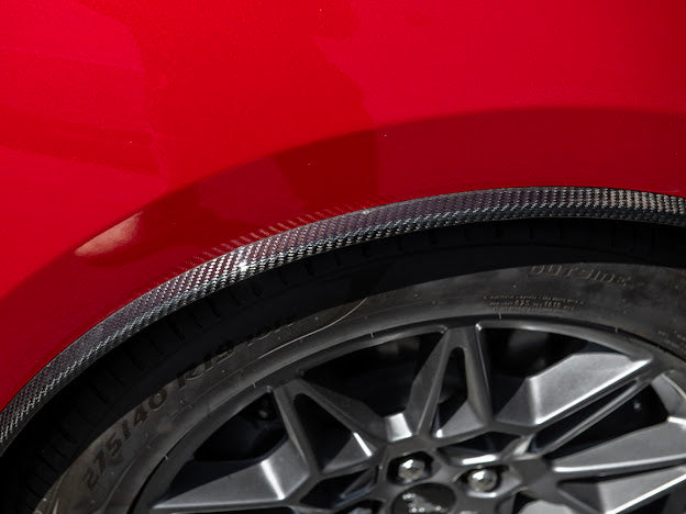 2024-UP FORD MUSTANG S650 | GT350R PERFORMANCE STYLE CARBON FIBER FENDER FLARES MUD FLAPS